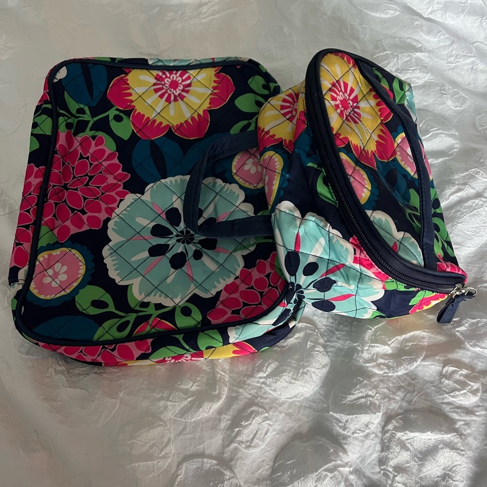 Floral Makeup Bag Set